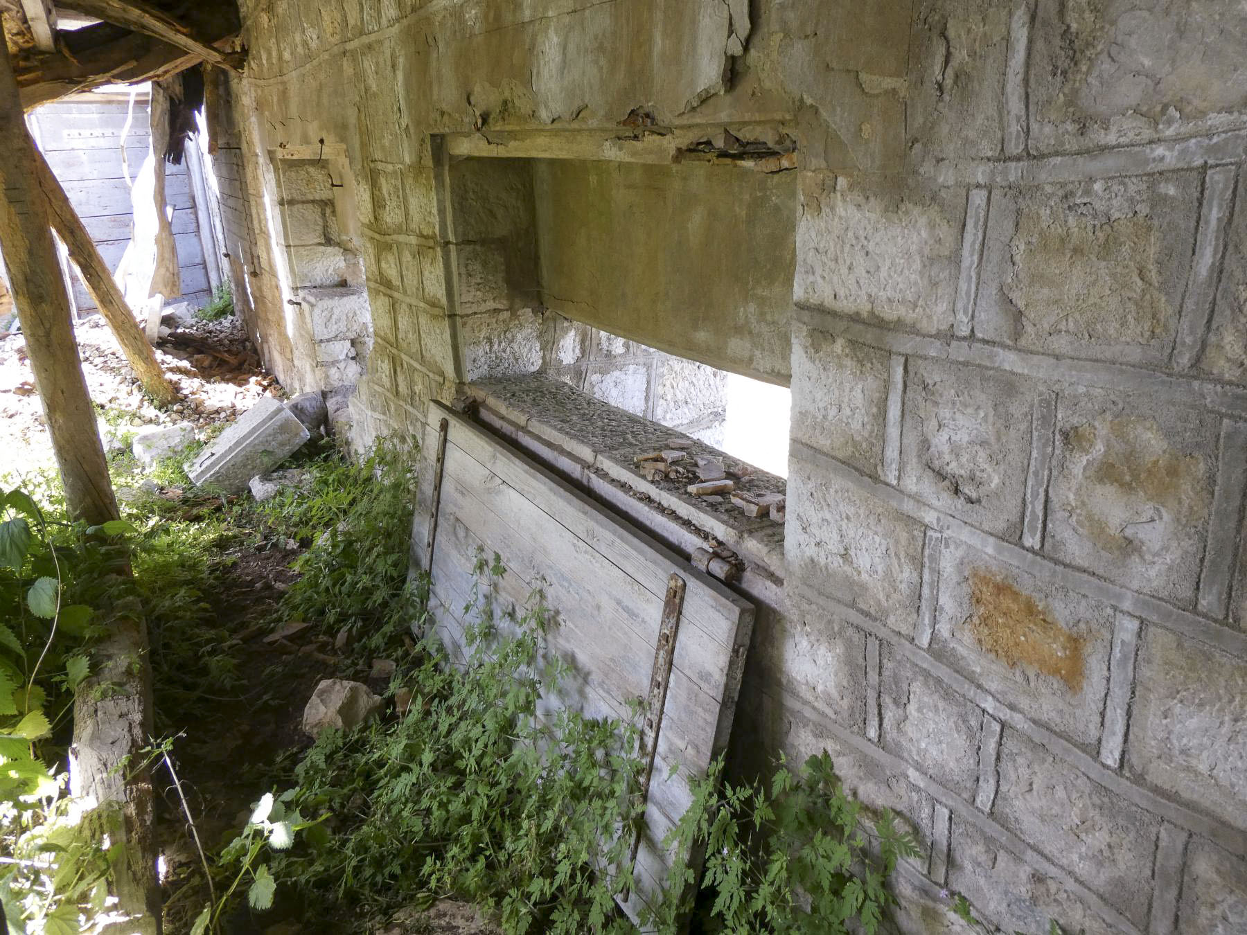 Ligne Maginot - SIRICOCCA SUD - (Observatoire d'artillerie) - Volet de créneau  - ELLENA - CUNY