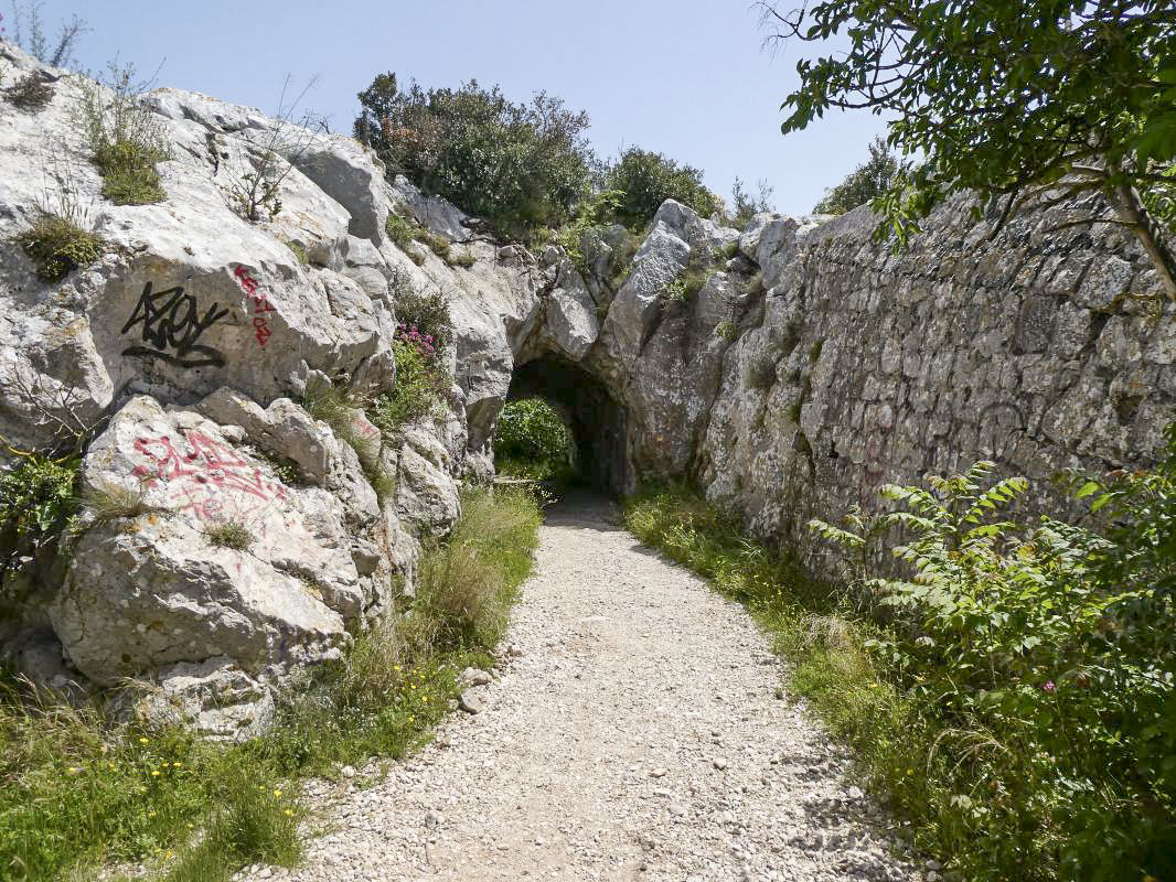 Ligne Maginot - TETE DE CHIEN - (Abri) - Le tunnel menant aux abris - ELLENA - CUNY