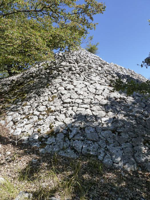 Ligne Maginot - TETE DU LOUP - (Position d'artillerie préparée) - Autre muret pour soutenir un angle de la plate-forme - Jean-François PERRIGAULT
