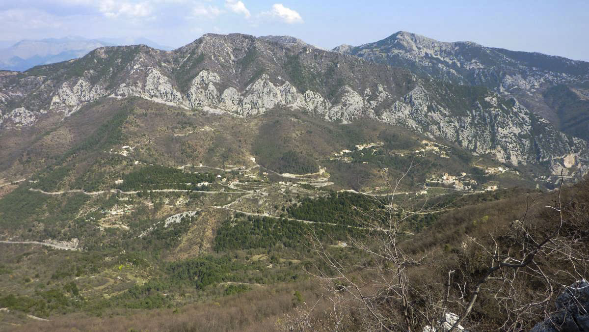 Ligne Maginot - TETE DU LOUP - (Position d'artillerie préparée) - Vue sur le fort de Castillon - ELLENA-CUNY