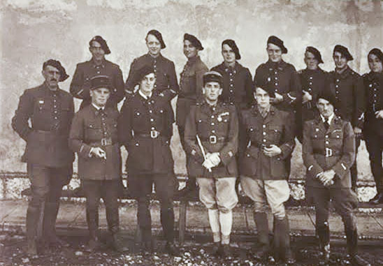 Ligne Maginot - 3e compagnie du 76° BAF - Photo de personnels de la 3 Compagnie du 76° Bataillon Alpin de Forteresse (Temps de paix)