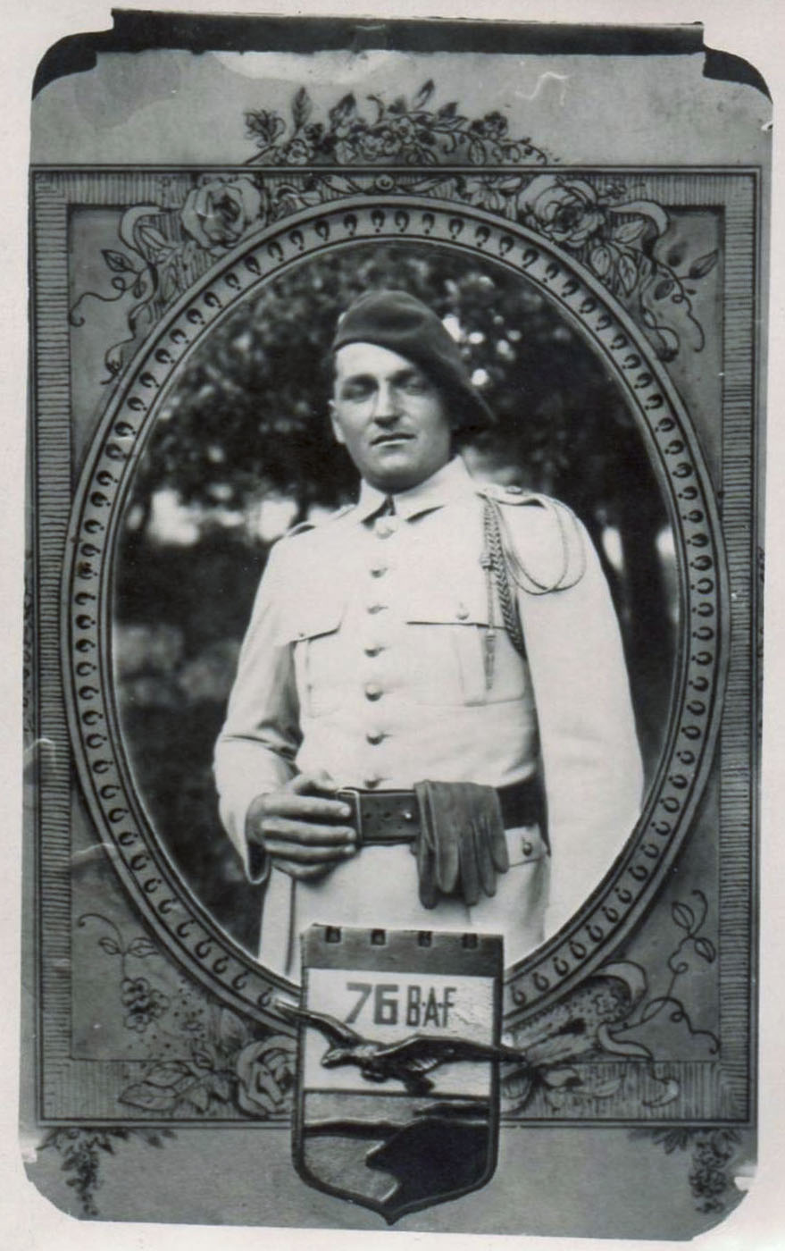 Ligne Maginot - 76° BAF - La traditionelle pose chez le photographe