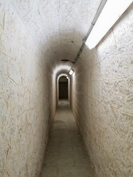 Ligne Maginot - TETE DE CHIEN - FORT MASSENA (6° BIE - 157° RAP) - (Position d'artillerie préparée) - Une des nombreuses galeries - Michel LAUGIER