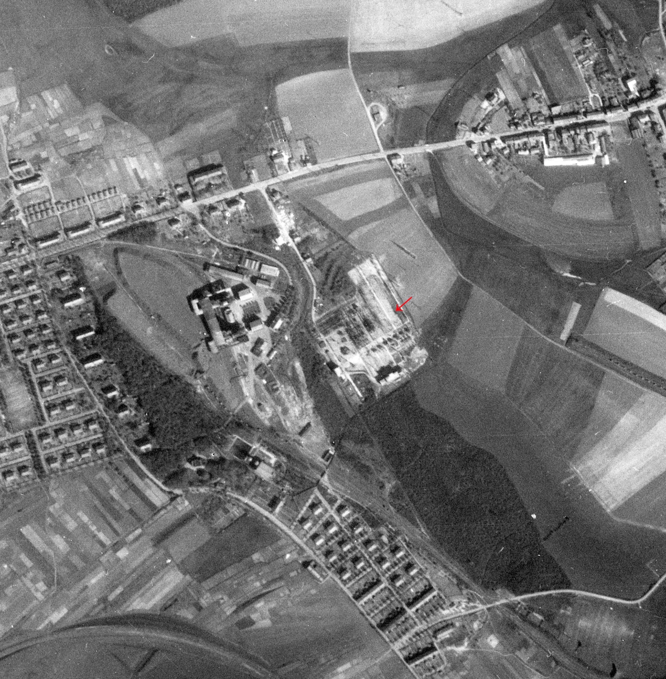 Ligne Maginot - LANDRES - (Infrastructures électriques) -  - IGN - Géoportail 1948