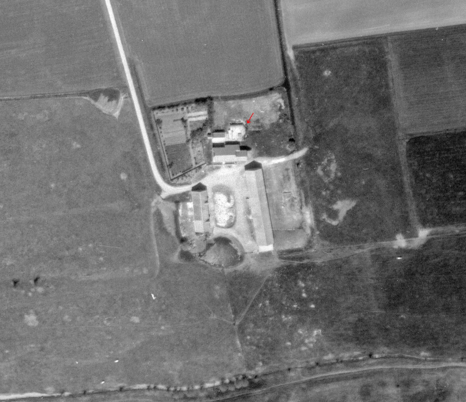 Ligne Maginot - B27 - CENSE ZWARTE - (Blockhaus pour arme infanterie) -  - IGN - Géoportail 1957