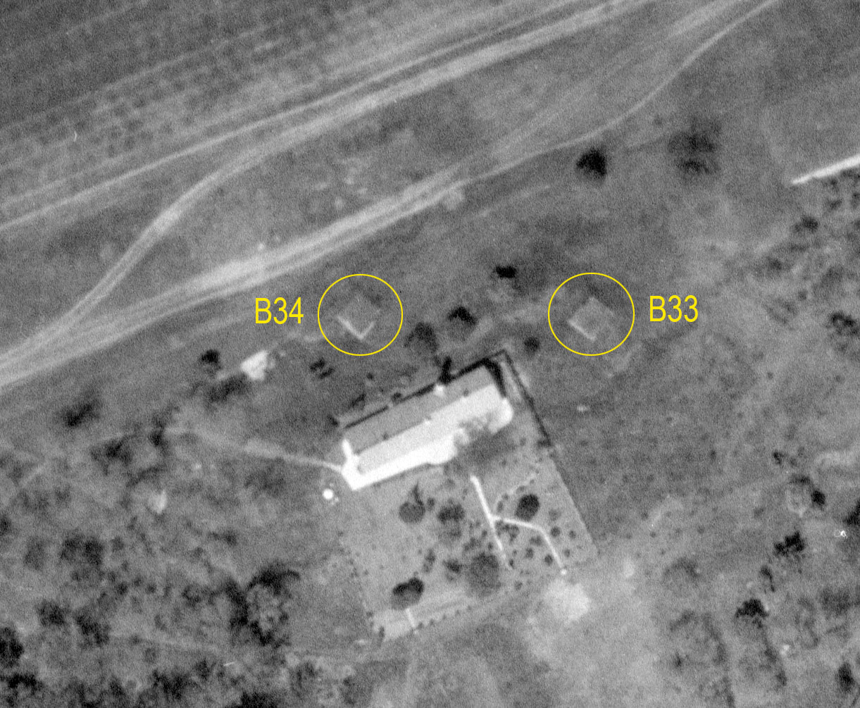 Ligne Maginot - B33/34 - BASSE PLAINE 4 et 5 - (Blockhaus pour arme infanterie) -  - IGN - Géoportail 1957