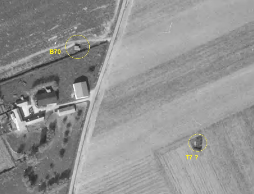 Ligne Maginot - B70 - HAEZEPOEL LINDE (Blockhaus pour arme infanterie) -  - IGN - Géoportail 1972