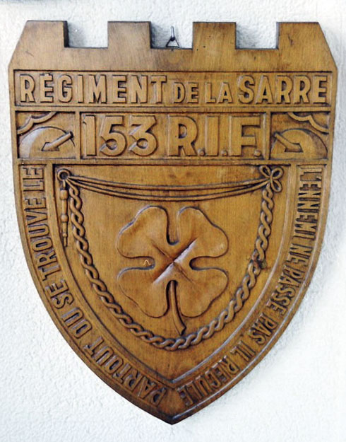 Ligne Maginot - 153° RIF - Salle d'Honneur du 153° RI