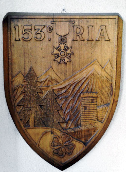 Ligne Maginot - 153°RIF - Salle d'Honneur du 153° RI