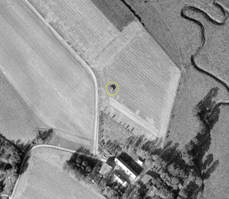 Ligne Maginot - B91 - HOUTKERQUE NORD - (Blockhaus pour canon) -  - IGN - Géoportail 1972