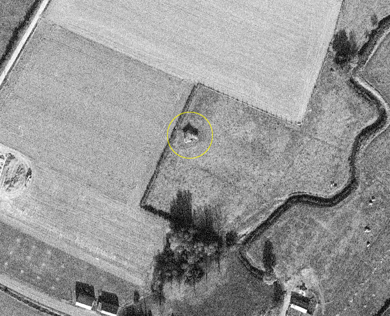 Ligne Maginot - B92 - HOUTKERQUE - (Blockhaus pour canon) -  - IGN - Géoportail 1978