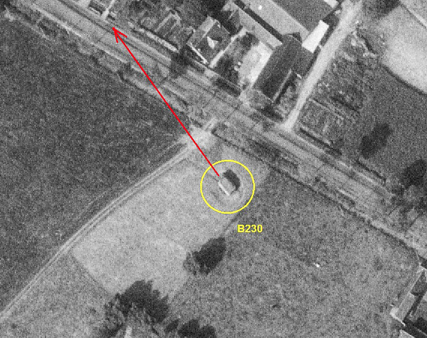 Ligne Maginot - B230 - Les TROIS ROIS (Blockhaus pour canon) -  - IGN - Géoportail 1981