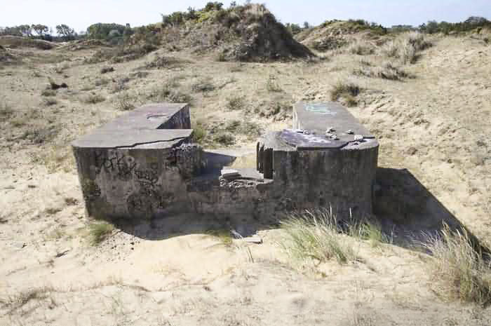 Ligne Maginot - DUNES SUD - (Cuve pour canon) -  - Jean PUELINCKX