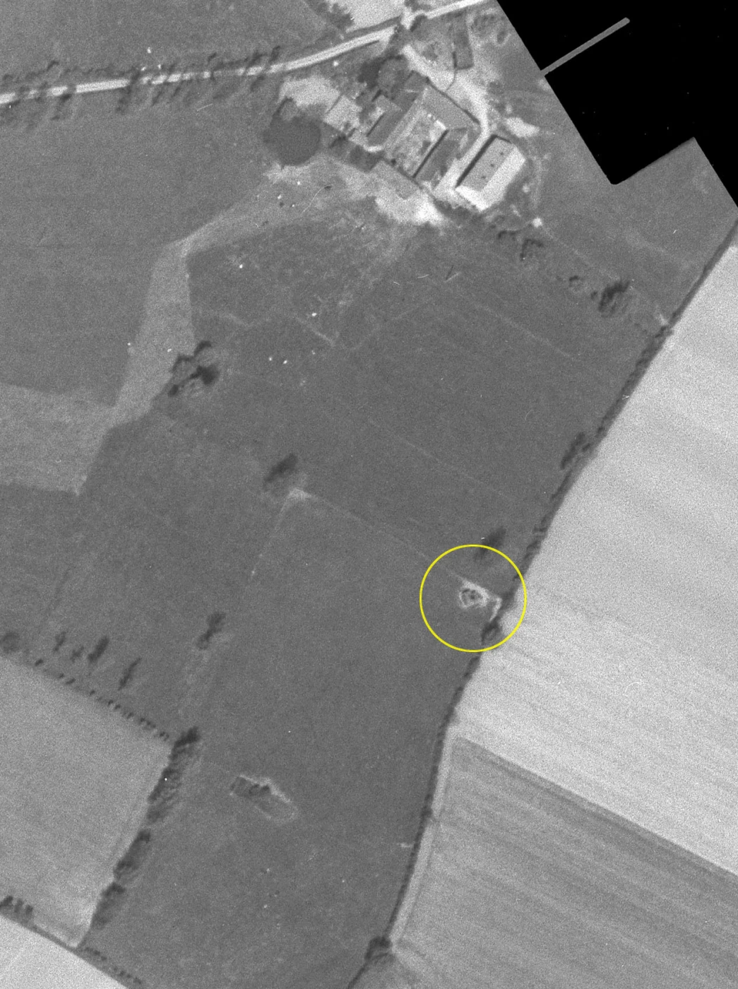 Ligne Maginot - MEULEWALLE (Blockhaus pour arme infanterie) -  - IGN - Géoportail 1964