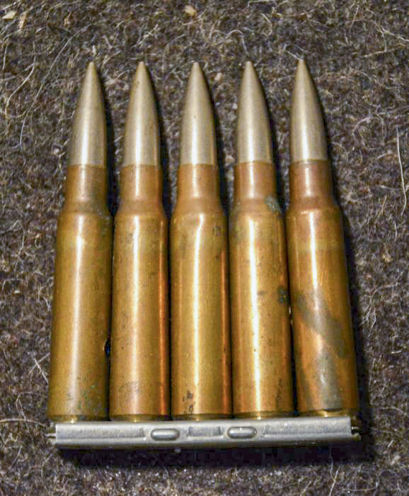 Ligne Maginot - Cartouches de 7,5 - Cartouches de 7,5 mm modèle 1929 pour FM 24/29 et mitrailleuses Reibel MAC 31