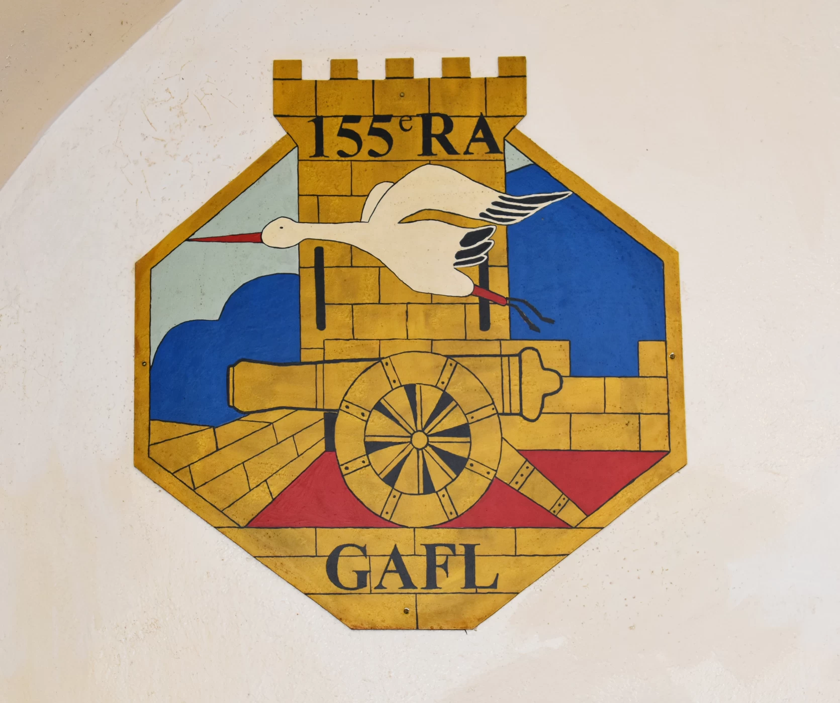 Ligne Maginot - 155° Régiment d'Artillerie de Position (RAP) (155 RAP) - La fresque du Schœnenbourg