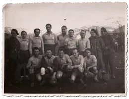Ligne Maginot - 73° Bataillon Alpin de Forteresse (73° BAF) - Équipe de football dans les années 1936 1937