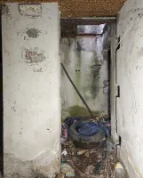 Ligne Maginot - ALGOLSHEIM - ABBATUCCI - (Blockhaus pour arme infanterie) - L'entrée du blockhaus donnant dans le puits de la tourelle de char Renault FT 