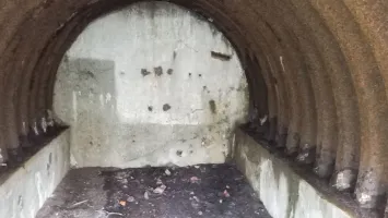 Ligne Maginot - SERROUVILLE (SOUS-SECTEUR AUMETZ - 128° RIF) - (PC de Sous-Secteur) - PC à deux alvéoles
L'intérieur