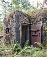 Ligne Maginot - MAIN DU PRINCE 1 - (Blockhaus pour canon) - Porte blindée extérieure de l'entrée du personnel
