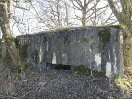 Ligne Maginot - LEGERET NORD 3 - C5-B - (Blockhaus pour canon) - La façade de tir du canon anti-char.