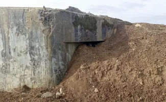 Ligne Maginot - DB42 - PETITE BONDE - (Blockhaus pour arme infanterie) - Créneau obstrué