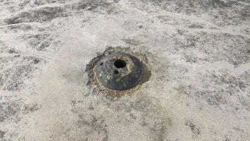 Ligne Maginot - DB42 - PETITE BONDE - (Blockhaus pour arme infanterie) - Orifice pour periscope