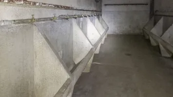 Ligne Maginot - FERMONT - A2 - (Ouvrage d'artillerie) - Salle avec lavabos pour le troupe