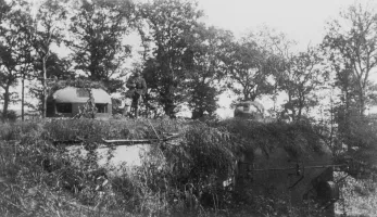 Ligne Maginot - BOUSSE - A24 - (Ouvrage d'infanterie) - Les dessus du bloc 2