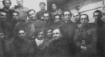 Ligne Maginot - BOUSSE - A24 - (Ouvrage d'infanterie) - Une partie de l'équipage