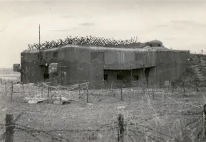 Ligne Maginot - MORFONTAINE - C14 - (Casemate d'infanterie - Double) - Vue de la casemate en 1940