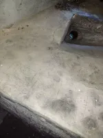 Ligne Maginot - VALABRES - (Blockhaus pour arme infanterie) - Blockhaus FM
L'intérieur
Repère pour la béquille du FM