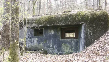 Ligne Maginot - Vue extérieure - Vue coté créneaux de tir
