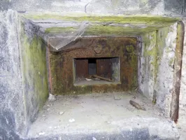 Ligne Maginot - HANAU 1 - (Blockhaus pour canon) - Créneau mitrailleuse