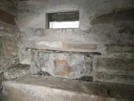 Ligne Maginot - GALGENBERG EST - (Blockhaus pour arme infanterie) - Le créneau d'action vers l'avant.