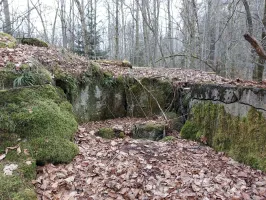 Ligne Maginot - GLASBRONN - (Casemate d'infanterie - Simple) - Emplacement de la cloche JM