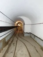Ligne Maginot - FOUR A CHAUX - FAC - (Ouvrage d'artillerie) - La galerie de la gare de triage vers le  casernement
