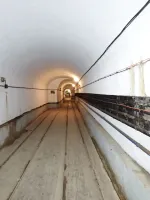 Ligne Maginot - FOUR A CHAUX - FAC - (Ouvrage d'artillerie) - La galerie de la gare de triage vers l'avant