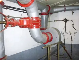 Ligne Maginot - FOUR A CHAUX - FAC - (Ouvrage d'artillerie) - Entrée des hommes
Deuxième chambre de tir
Dispositif de filtration de l'air venant de l'extérieur