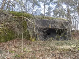 Ligne Maginot - RAMSTEIN OUEST - (Casemate d'infanterie - Simple) - La façade de tir vers l'ouest.