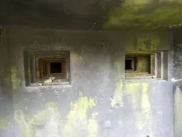 Ligne Maginot - RAMSTEIN OUEST - (Casemate d'infanterie - Simple) - Les créneaux JM et AC47.