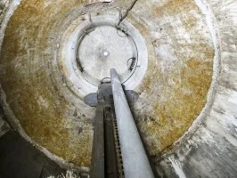 Ligne Maginot - RAMSTEIN OUEST - (Casemate d'infanterie - Simple) - Le puits de la cloche GFM.