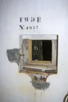 Ligne Maginot - LE CHESNOIS - CHENOIS - (Ouvrage d'artillerie) - Entrée mixte
Créneau de défense intérieure avec référence du FM
