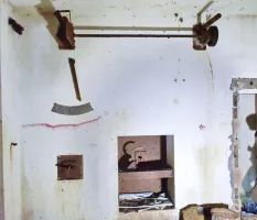 Ligne Maginot - LE CHESNOIS - CHENOIS - (Ouvrage d'artillerie) - Entrée mixte
Mécanisme de verrouillage de la porte