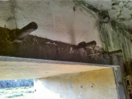 Ligne Maginot - B312 - ANSTAING - (Blockhaus pour canon) - Gros boulons