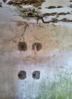 Ligne Maginot - B312 - ANSTAING - (Blockhaus pour canon) - Ce qu'il reste du montage du periscope