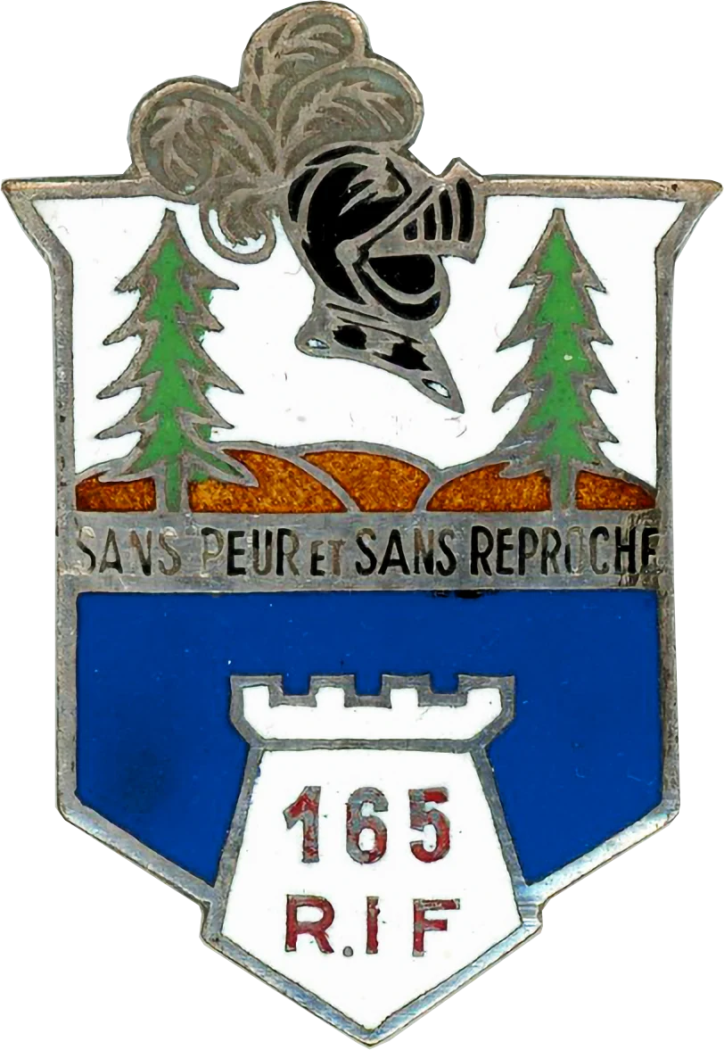 Insigne du 165° RIF