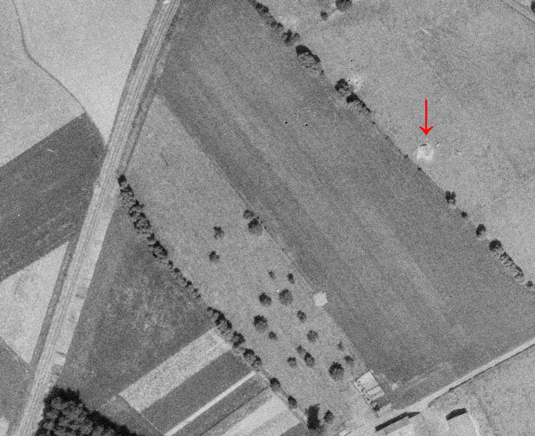 Ligne Maginot - B249 - LA GRANDE PATURE - (Blockhaus pour canon) -  - IGN - Géoportail 1949