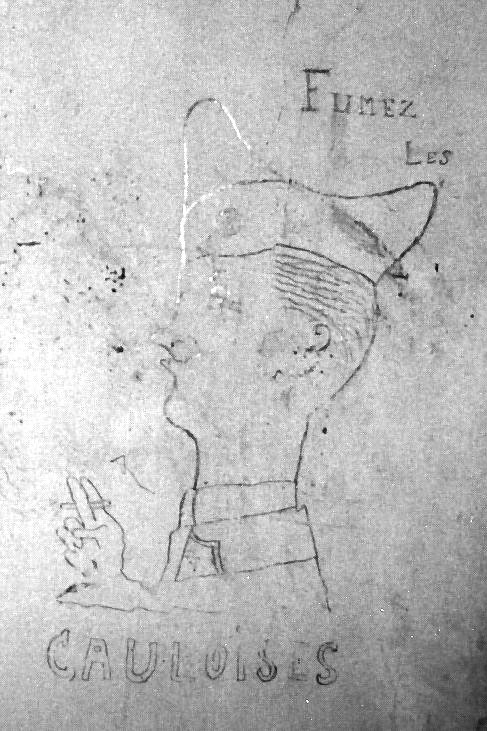 Ligne Maginot - D3 - (Chambre de coupure) - Dessin mural - B. Henrich