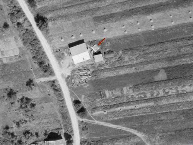 Ligne Maginot - ROUHLING EST - (Blockhaus pour arme infanterie) -  - IGN - Géoportail 1946